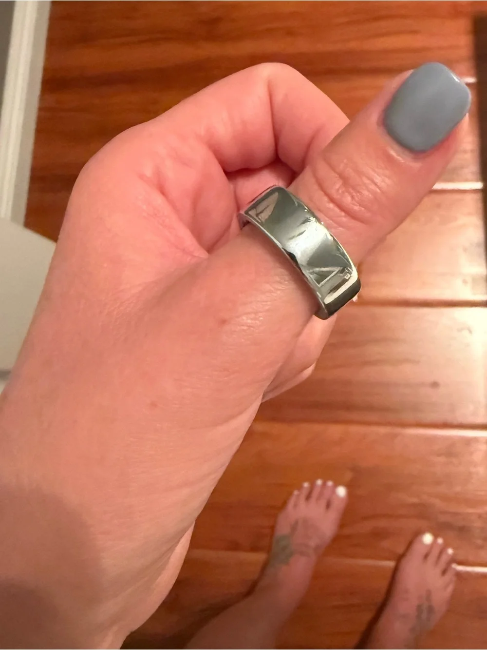 Oura silver ring